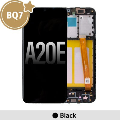 Tecguru-Samsung Galaxy A20e A202F BQ7 LCD Screen Replacement Digitizer with Frame-Black (As the same as service pack, but not from official Samsung) Tecguru-Samsung Galaxy A20e A202F BQ7 LCD Screen Replacement Digitizer with Frame-Black (As the same as service pack, but not from official Samsung)